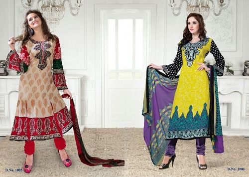 Kashmiri-2 Ladies Cotton Long Pakistani Suit at Best Price in Delhi ...