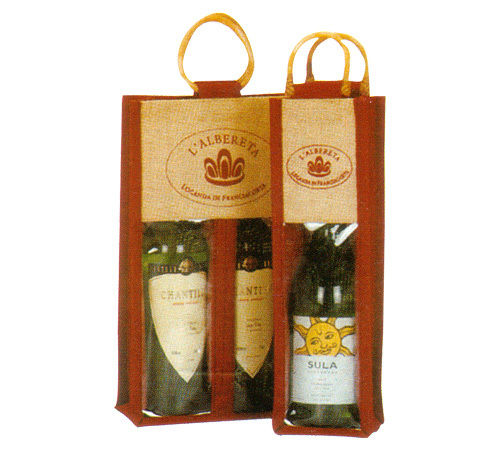 Jute Wine Bags