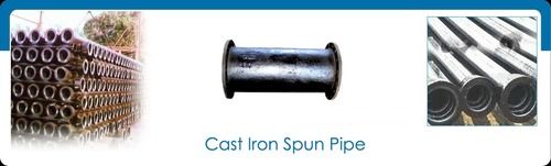 Grey And Black Cast Iron Double Flanged Pipe