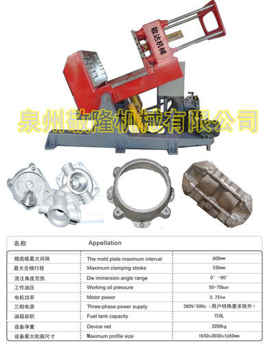 Gravity Casting Machines For Ornamental Aluminum Cast