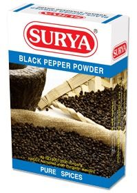 Black Pepper Powder - 50g Mono Carton, 5Kg, 1Kg, 500gm, 300gm PET Jars | Aromatic, Tasty, Hygienic, Versatile Culinary Spice