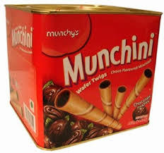 Munchini Wafer Twigs-Chocolate misfits (Tin) 400 Gms