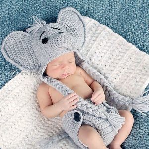 Crochet Baby Elephant Costume