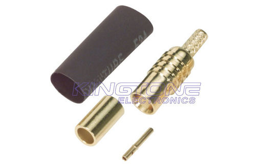 Rg174 / 188 / 316 Coaxial Cable Connectors Mcx Crimp Style Straight