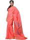 Baby Pink Khadi Cotton Handloom Saree