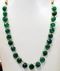 Green Onyx Tear Drops Strand Necklace Emerald Look