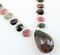 Tourmaline Gemstone Drops Strand Necklace Beads