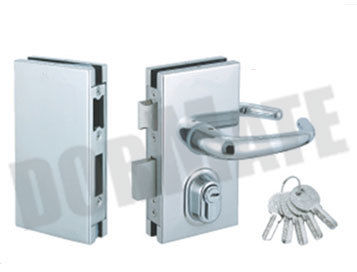 glass door lock