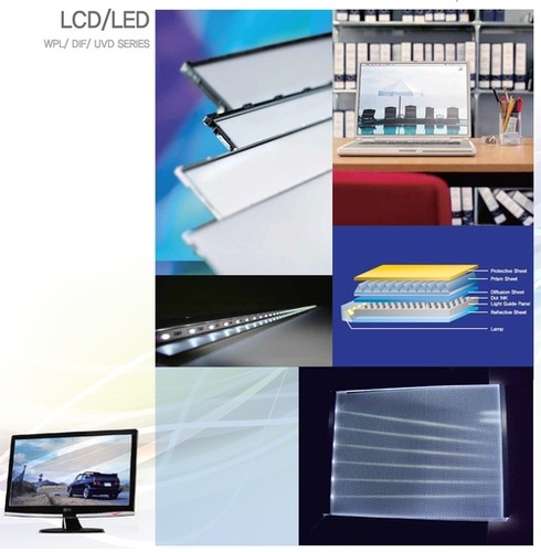 LGP के लिए हाई रिफ्रैक्शन और हाई डिफ्यूजन डॉट प्रिंटिंग इंक