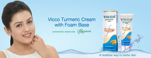 Turmeric Cream with Foam Base