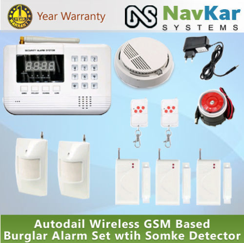 99 Zones Wireless GSM And Landline Home Security Anti-Theft Burglar Alarm System