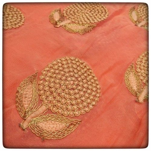 Designer Georgette Embroidery Fabric