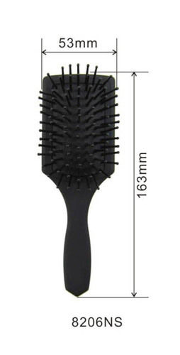 Black Mini Paddle Hair Brush