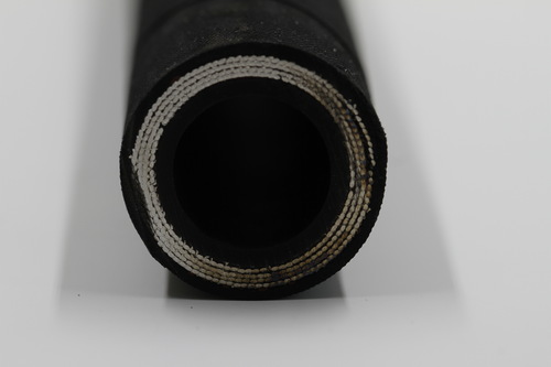 Hydraulic Flexible Rubber Hose - Synthetic Rubber Cover, Nitrile Inner, Steel Fitting, 3/4" x 1000mm | High Pressure, Flexible, Durable, Wide Application