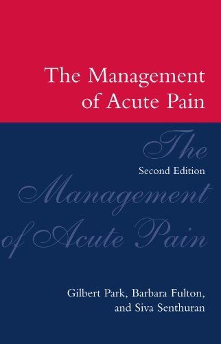 The Management Of Acute Pain Book