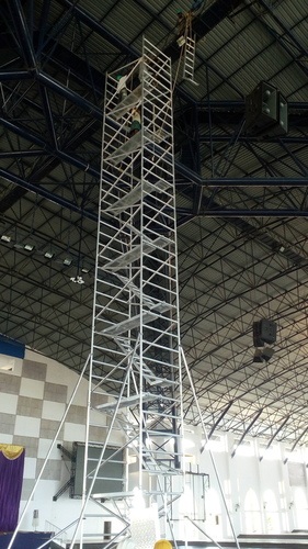 Double Width Aluminium Mobile Tower Scaffold