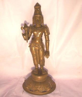 Copper God Statue