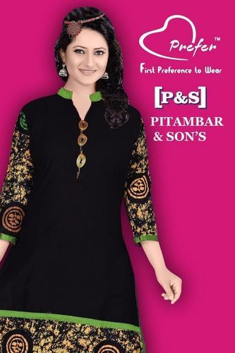 Easily Washable Ladies Fancy Kurtis