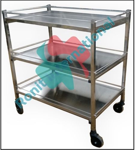 Stainless Steel Metal Instrument Trolleys