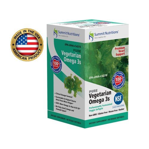 Pure Vegetarian Omega 3s Veggie Softgels