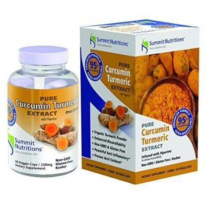 Summit Nutritions Extra Bioavailable Organic Turmeric Extract with 95% Curcuminoids