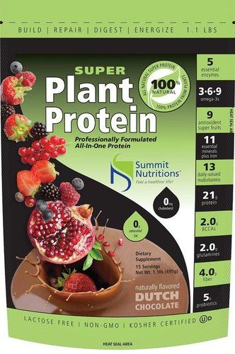 Summit Organic Super Plant Protein: All In One Formula: 5 (Natural Flavoured)