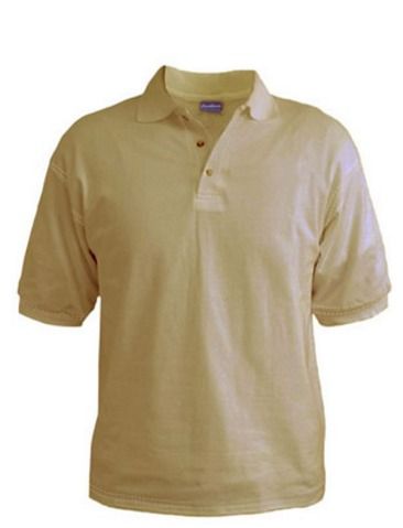 Desert Sand Color Polo T Shirt