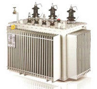 Distribution Transformer with Corrugated Tank