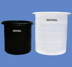 Cylindrical Vertical Open Top Plastic Tanks
