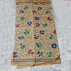 Katha Stitched Cotton Dupatta