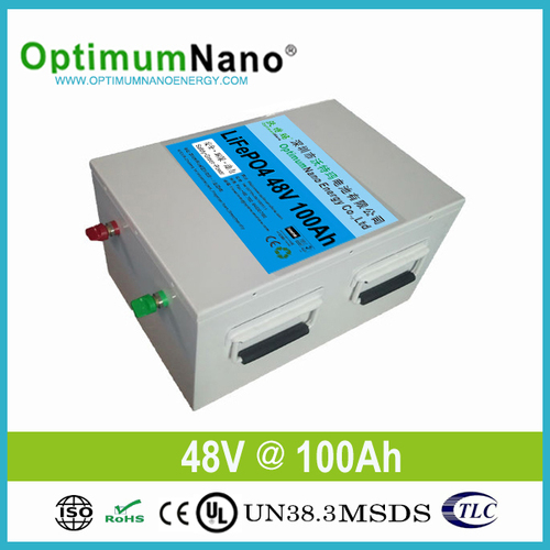 48V 100Ah Lithium Ion Phosphate Battery