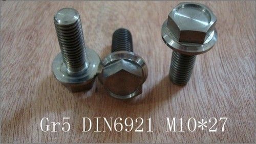 Gr5 Titanium Flange Bolts DIN6921