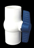 UPVC Ball Valve - Various Sizes from 1/2 to 4 Inches | Durable and Precision-Manufactured for Reliable Performance