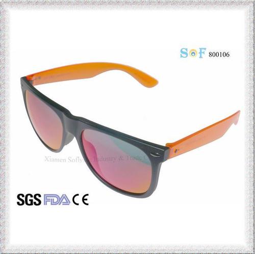 Top Seller OEM Unisex Plastic Polarized Fashion Sunglasses with Revo Lenses