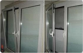 Tilt & Turn Windows - Double/Toughened Glass, Custom Color Powder Coating/Anodizing | Fully Heat Insulated, Sound-Proof, Water & Air Pressure Resistant, Multiple Lock Options