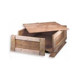 लकड़ी के शिपिंग बॉक्स