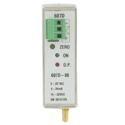 Electrical Series 607d Din Rail Mount Differential Pressure Transmitter