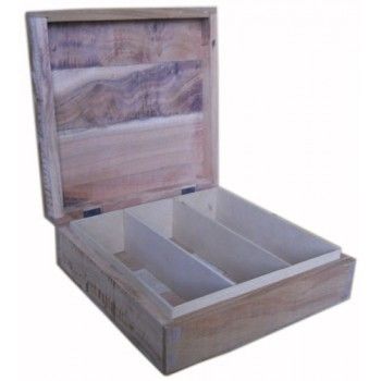 Recycled Saal Wood Tea Box