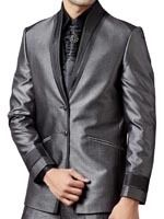 High Neck Mens Designer Suit