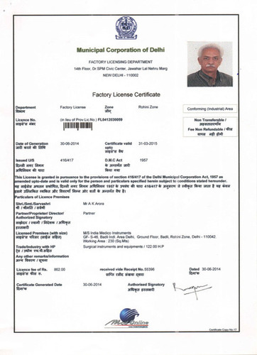 Factory License Service By Adlakha & Co.