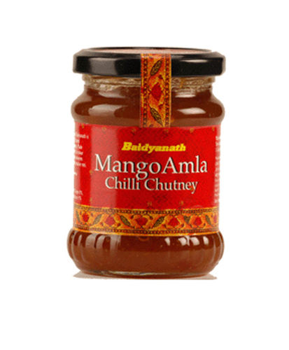 Baidyanath Mango Amla Chilli Chutney - 100% Natural Ingredients, Tasty Condiment for Enhancing Flavors