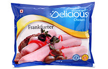 Chicken Frankfurter - Pre-Cooked Minced Chicken Meat with Spices, Delicious Flavor for Hot Dogs and Sandwiches