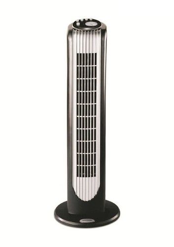 Tower Fan (Black and Silver)