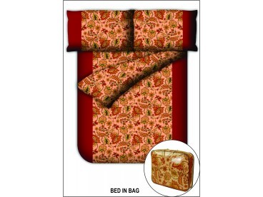 Double Comforter Rust Red