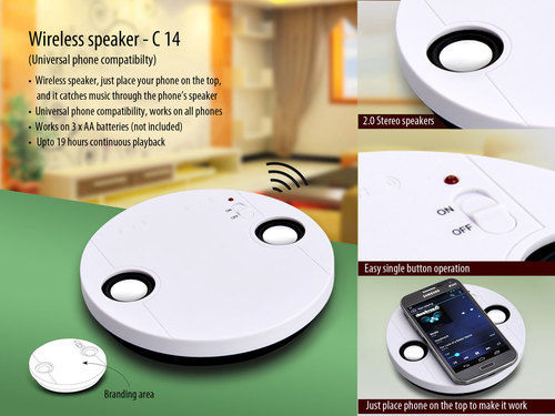 Power Plus Wireless speaker (no connection required)