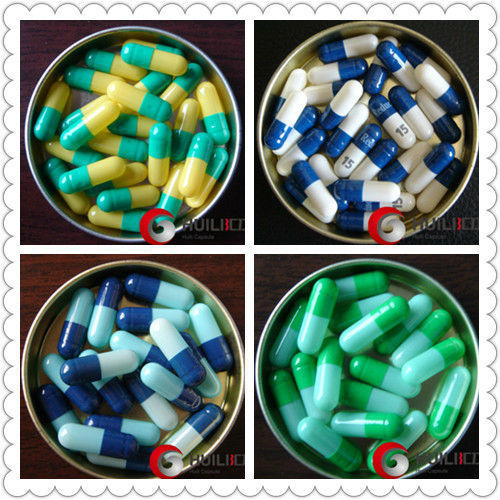 Light Blue Gelatin Capsules