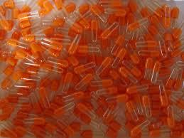 Orange Ct Empty Gelatin Capsules