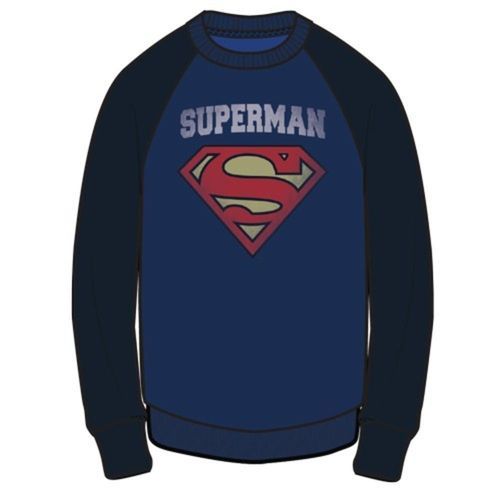 Superman Crew Neck Fleece Sweatshirt