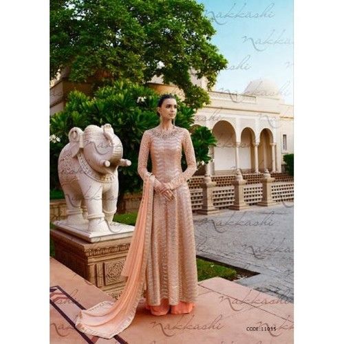 Vintage-Look Designer Salwar Suit