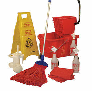 Wet Mops, Squeegees, And Buckets